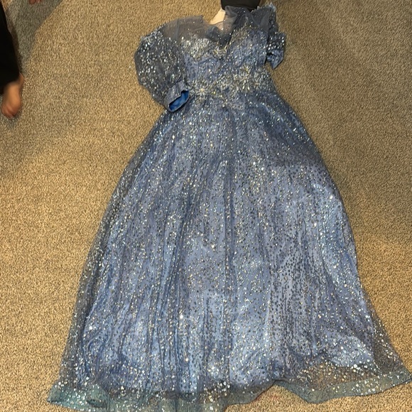 Sparkling Blue Kids Dress